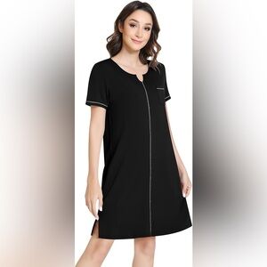 🍓$5 Pick!🍓 NACHILA Short Sleeve Nightgown Sleep Shirt